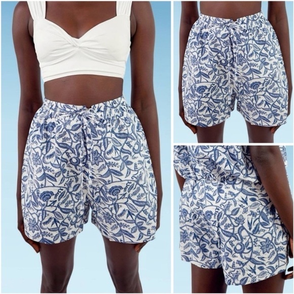 The Liberty & Justice Ainatu Shorts Women's Drawstring Waist Cover Up Shorts new - Picture 2 of 7